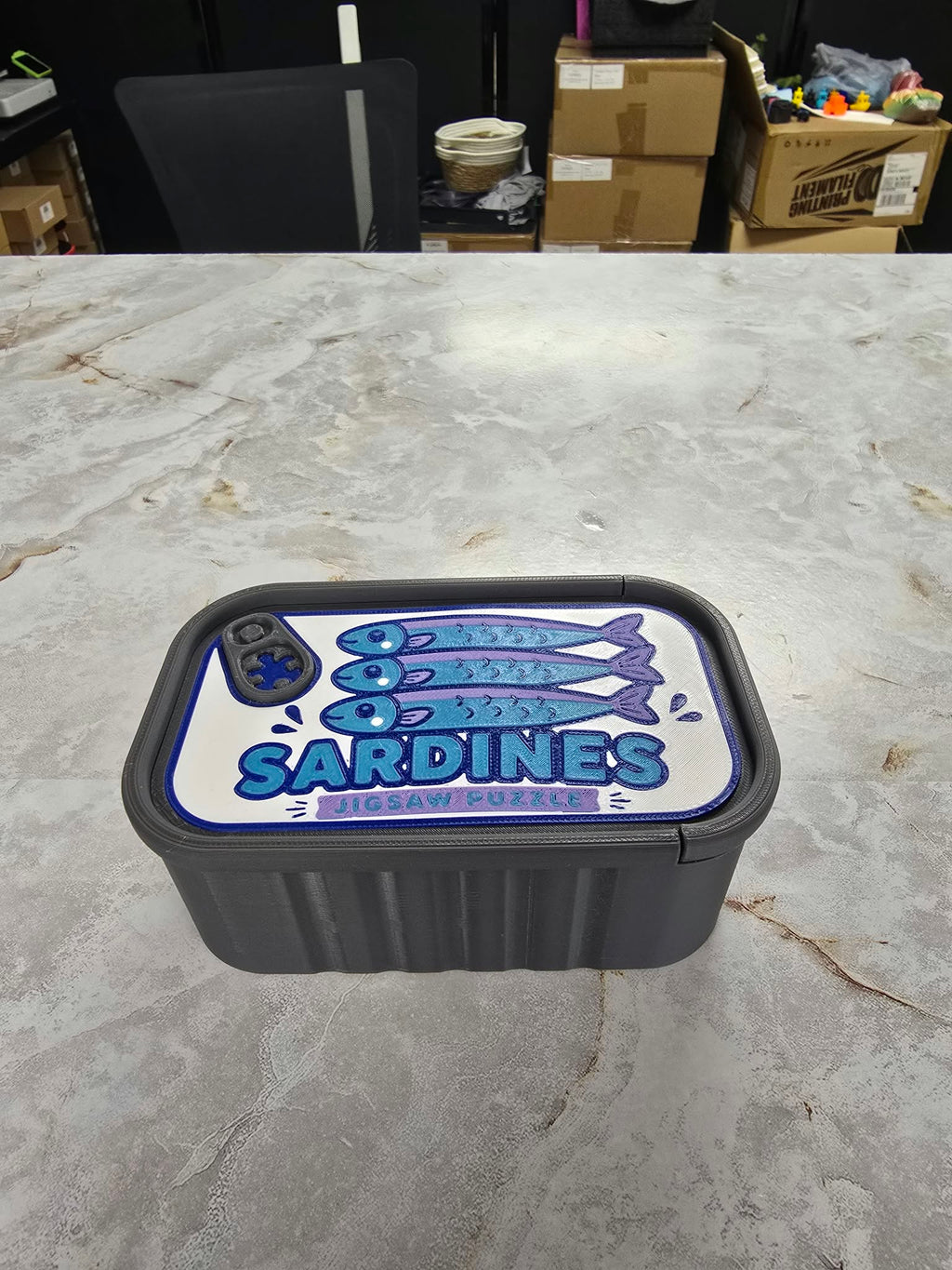 Sardine Tin Jigsaw Puzzle