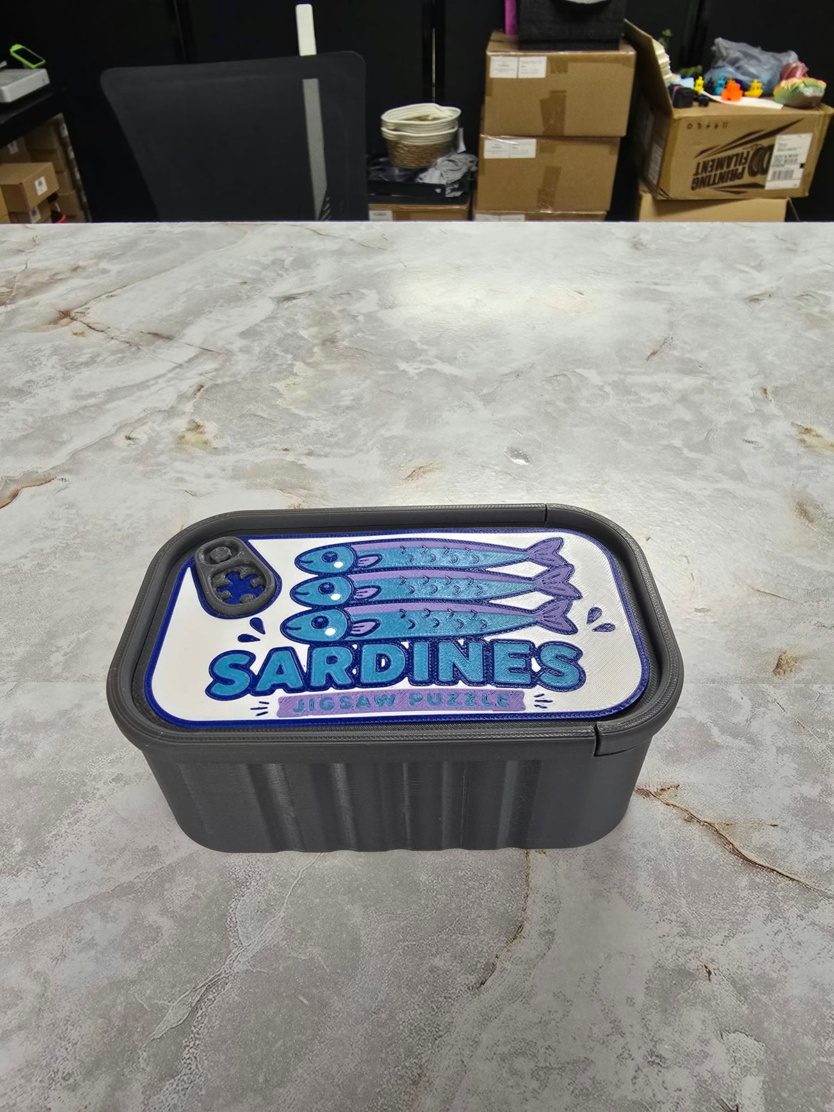 Sardine Tin Jigsaw Puzzle