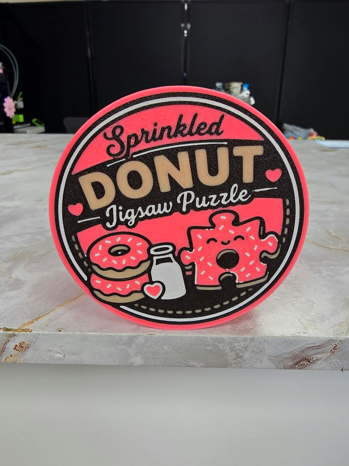 Sprinkled Donut Jigsaw Puzzle