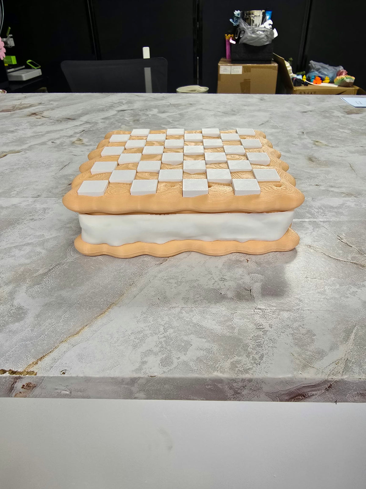 Ice Cream Sandwich Checkers