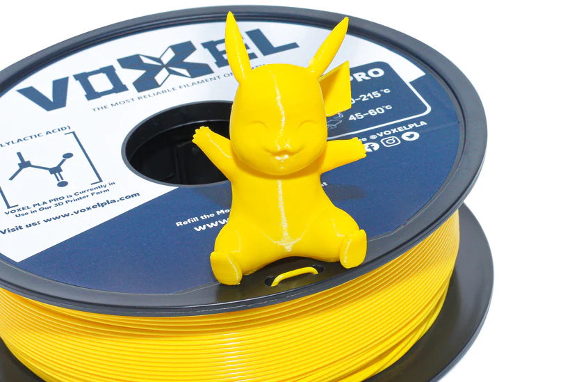 VOXELPLA PLA+ HS (Pro) Yellow 1.75mm Filament (1kg)