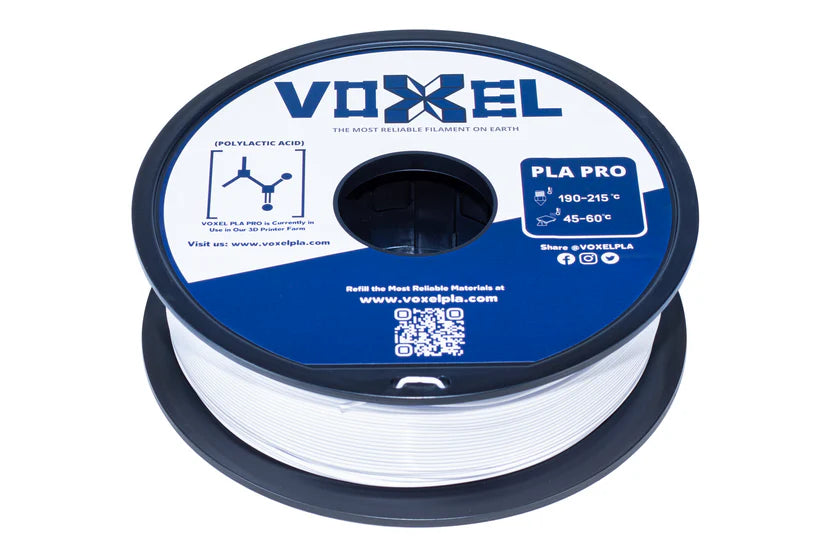 VOXELPLA PLA+ HS (Pro) Cool White 1.75mm Filament (1kg)
