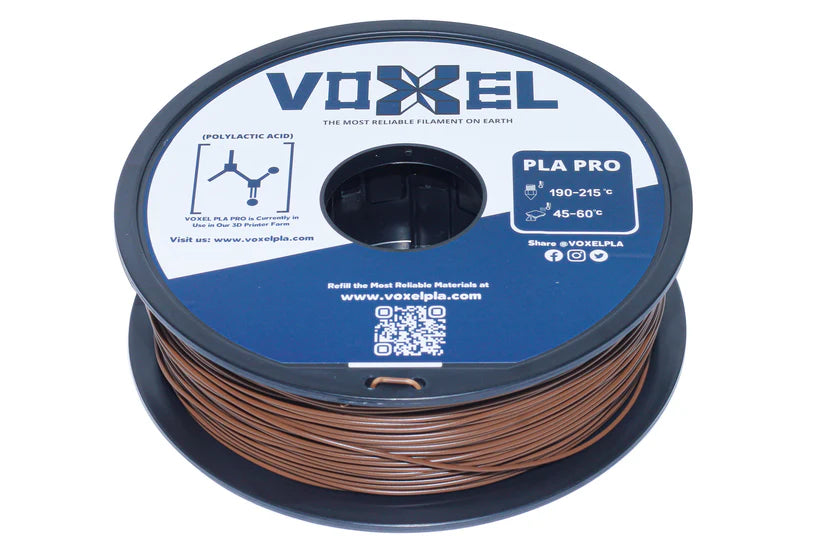 VOXELPLA PLA+ HS (Pro) Brown 1.75mm Filament (1kg)