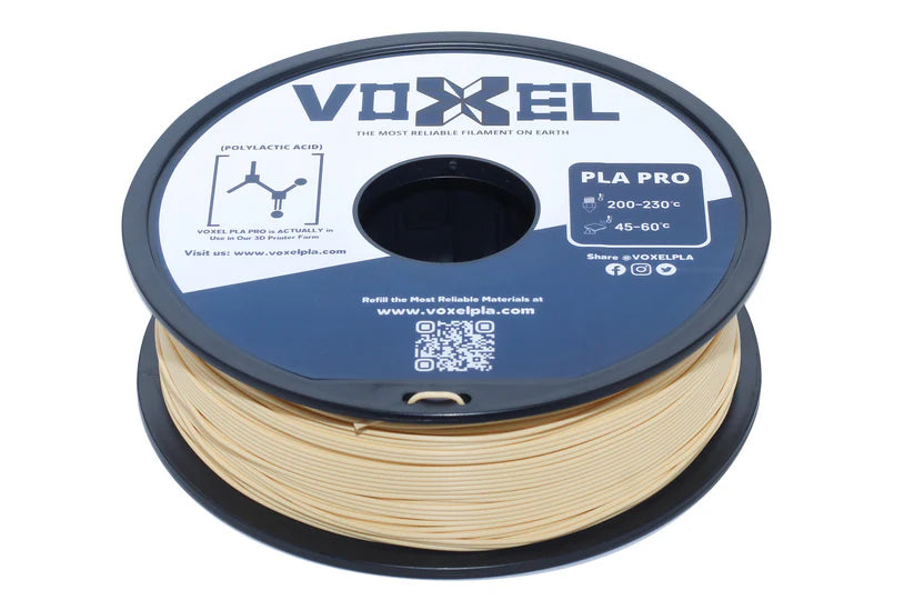 VOXELPLA PLA+ HS (Pro) Wood 1.75mm Filament (1kg)