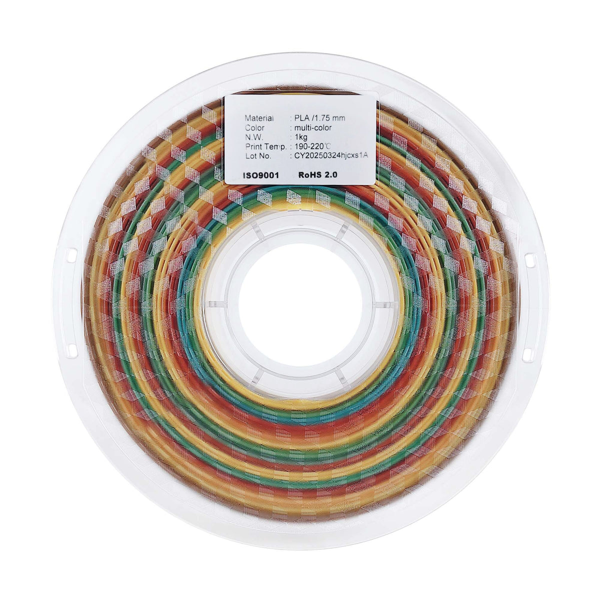 Layer Junkies Rainbow PLA | 1.75mm, 1kg